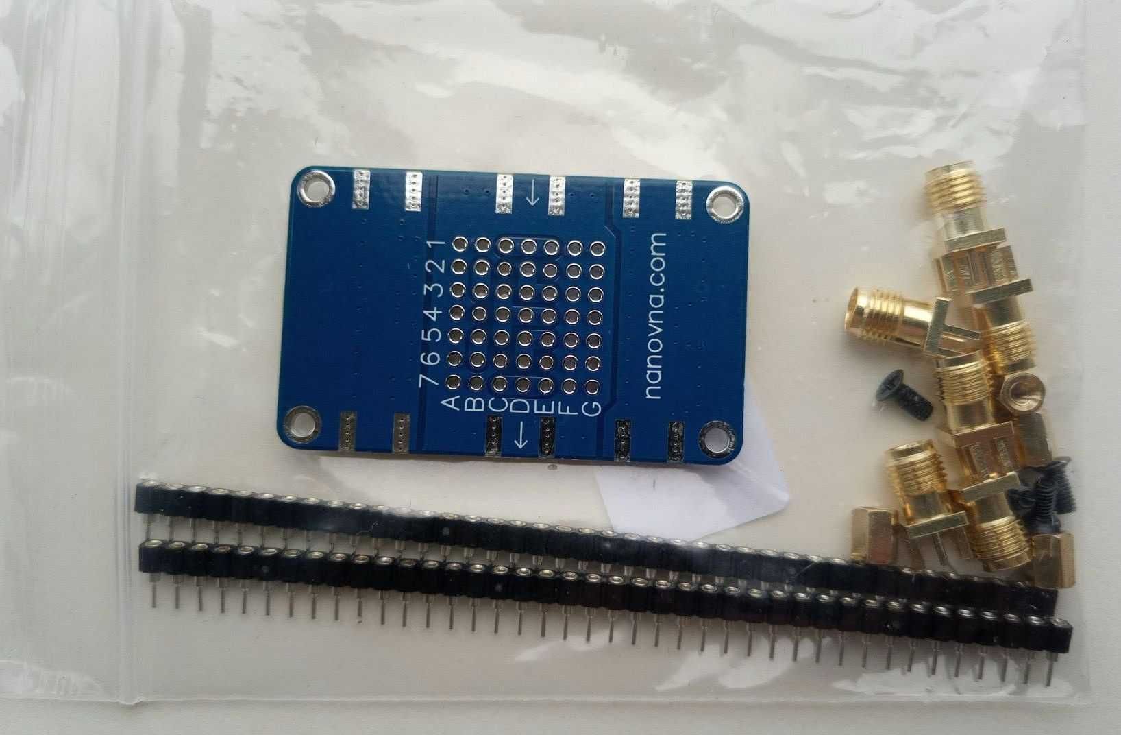 Nano VNA RF test board kit демо плата для макетирования ВЧ устройств