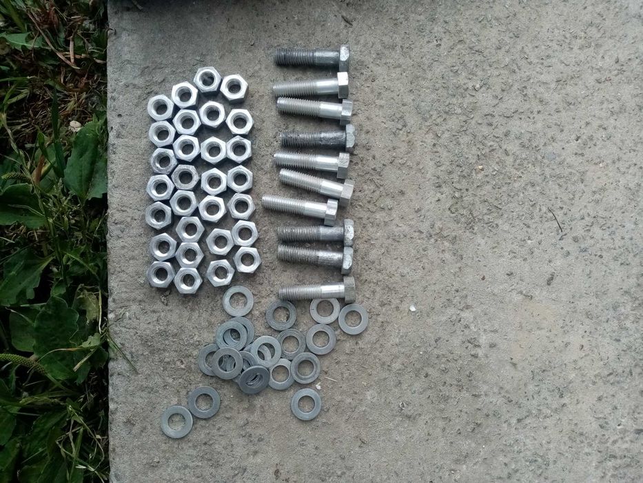 алюмінева гайка шайба і болт