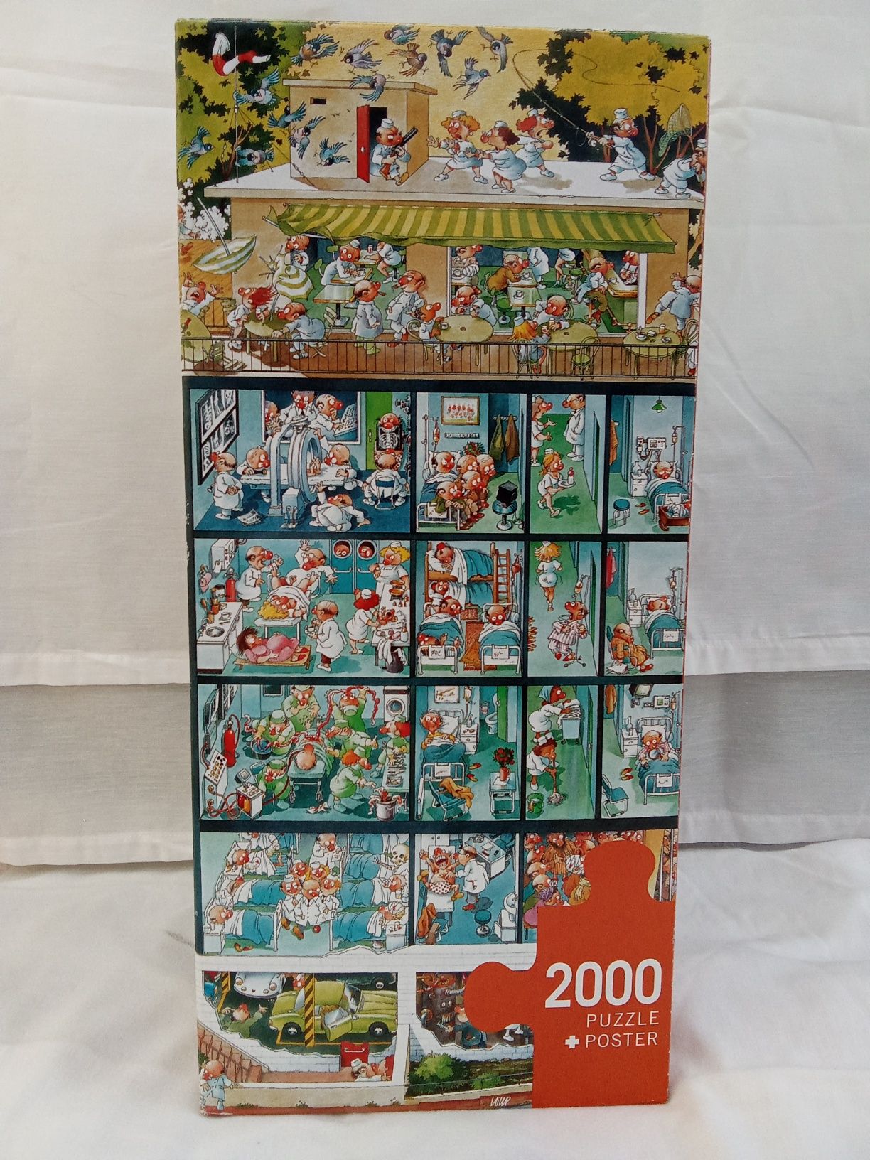 Puzzle completo marca HEYE com 2000 peças
