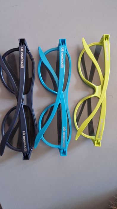 Óculos LG cinema 3D 3cores