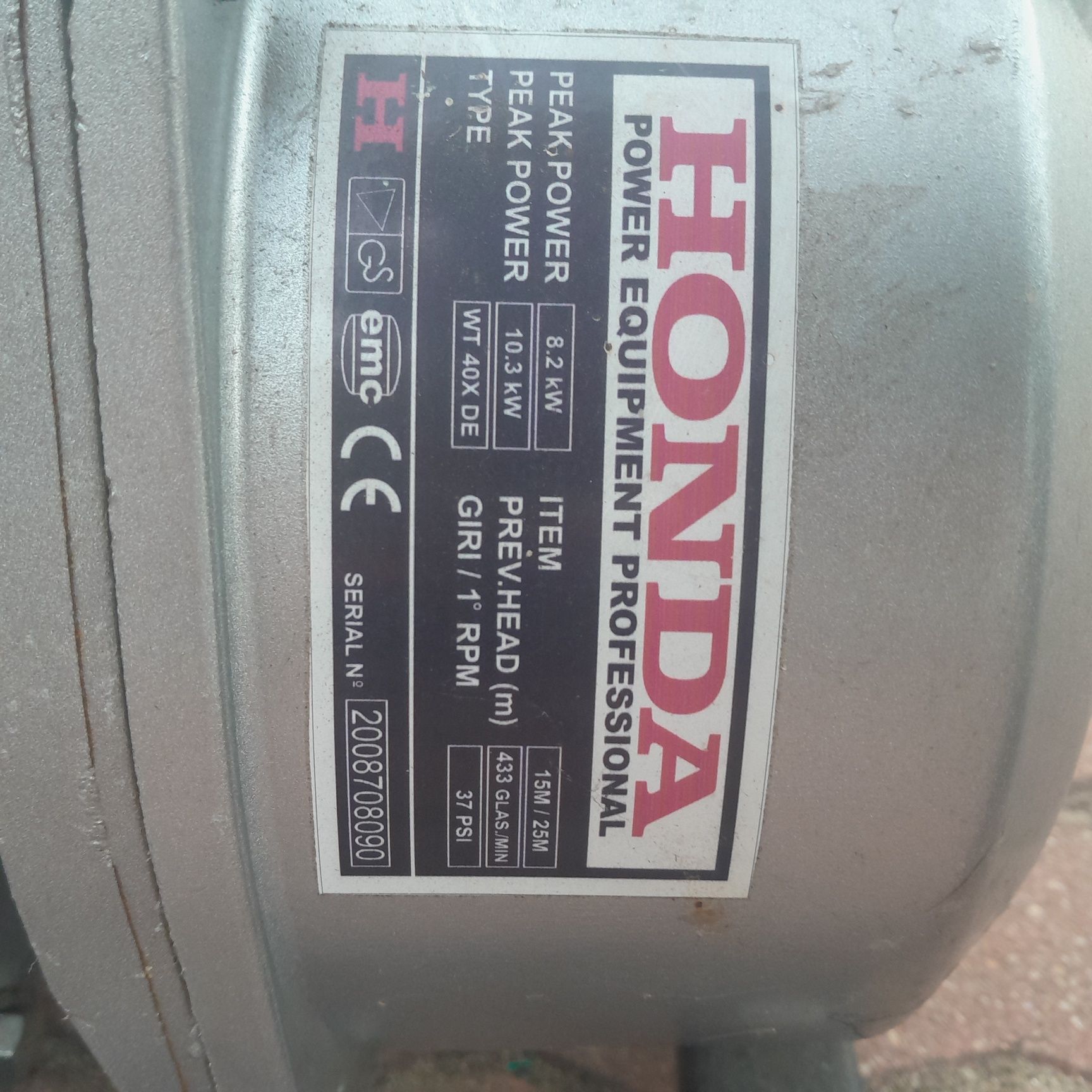 Motopompa honda wt40 x