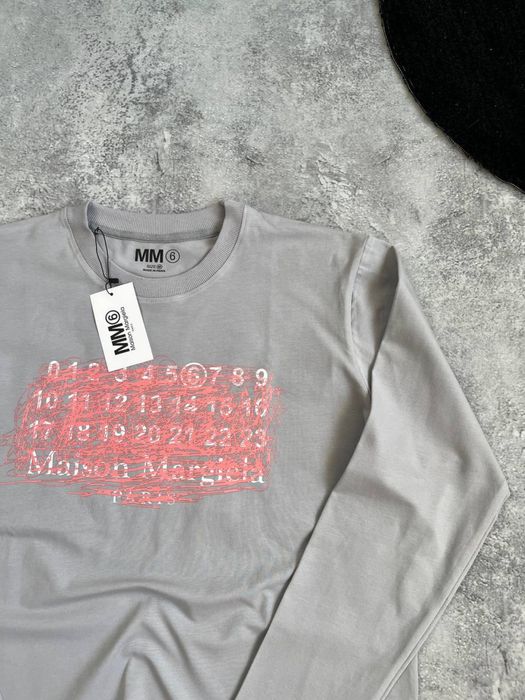 Кофта Maison Margiela MM6 сіра / Мейсон марджела лонгслів