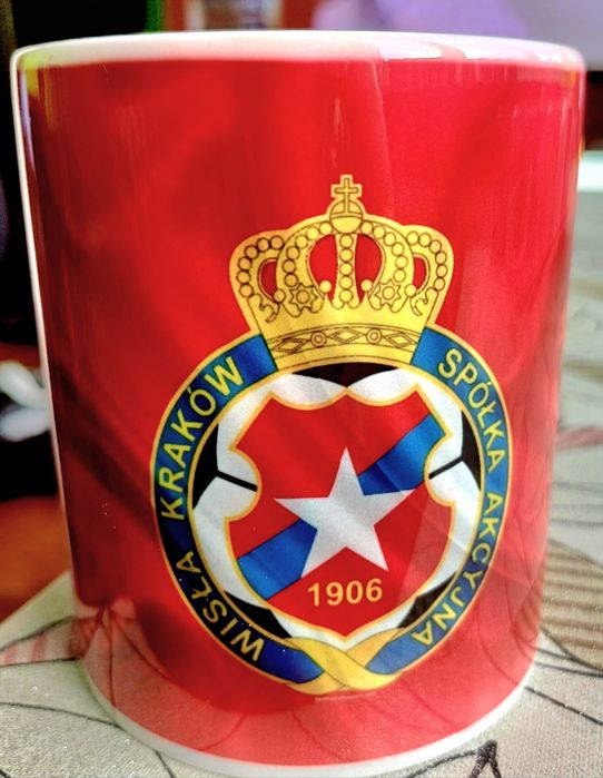 Kubek ceramiczny Wisła Kraków prezent dla kibica