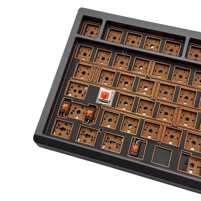 Кастомна механічна клавіатура Zoom75 Tiga Grey (Уцінка)