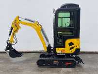 TITAN TE18  Nowa minikoparka gąsienicowa Titan TE18 1,8 t z silnikiem Kubota D722