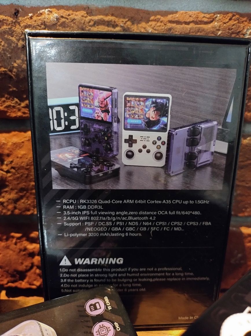 Konsolka Data Frog r36s przenosna jak Anbernic retrostation Amiga Comm