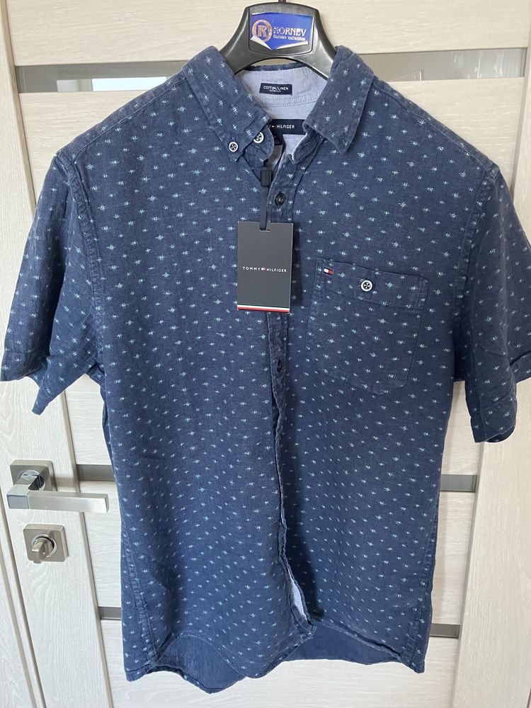 Рубашка Tommy Hilfiger размер “S” Лен + Котон