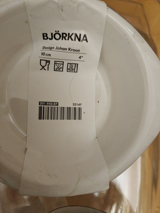 Kokilka ŻAROODPORNA naczynie miska miseczka do zapiekania Ikea
