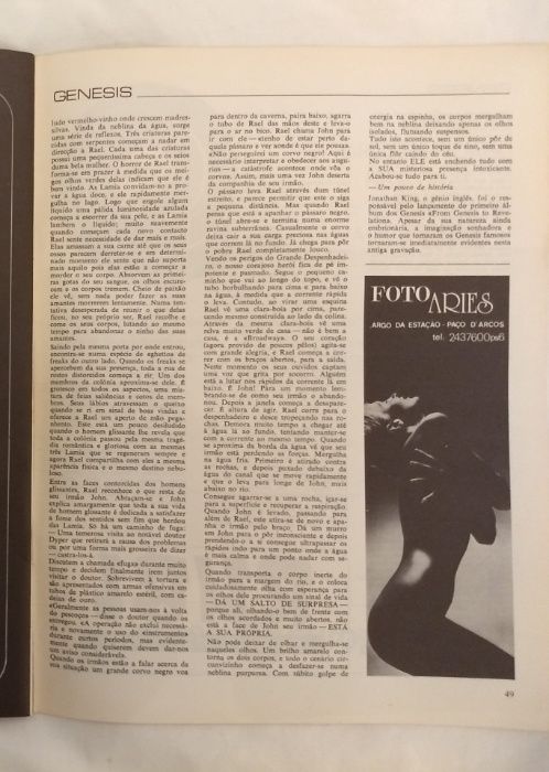 Nova TILT - 1975 Revista Rara com Reportagem GENESIS em Lisboa