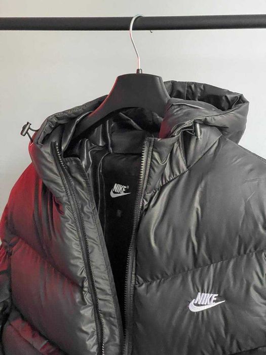 Куртка Nike Storm Fit Long Black пуховик найк чорний