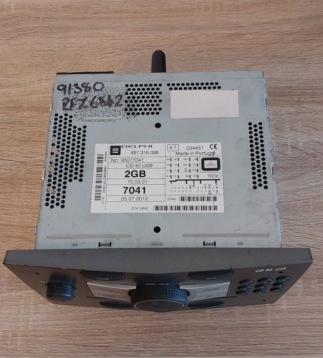 Radio cd40 Usb Opel Astra H