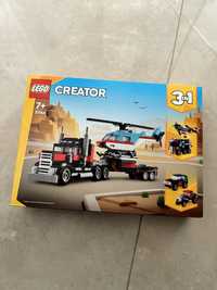 Lego Creator 31146 Ciężarówka z platformą i helikopterem