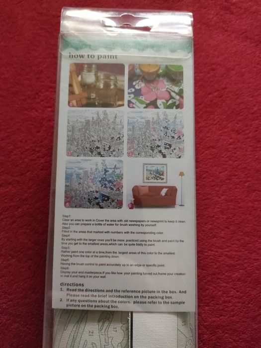 Obrazek do malowania po numerach