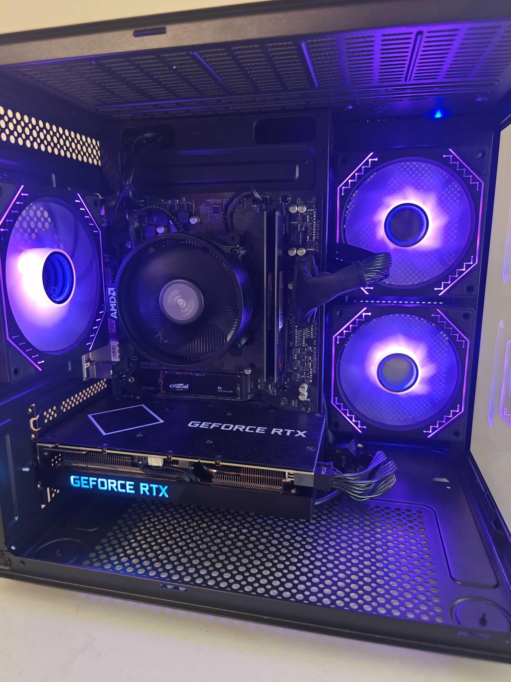 Komputer do gier Ryzen 5500/ RTX 3060TI/ 500GB Nvme/ RGB