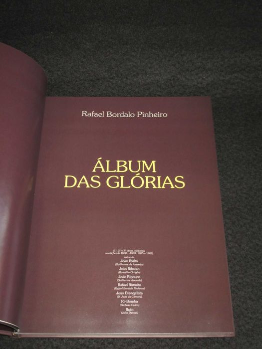 Livro Álbum das Glórias Rafael Bordalo Pinheiro Expresso