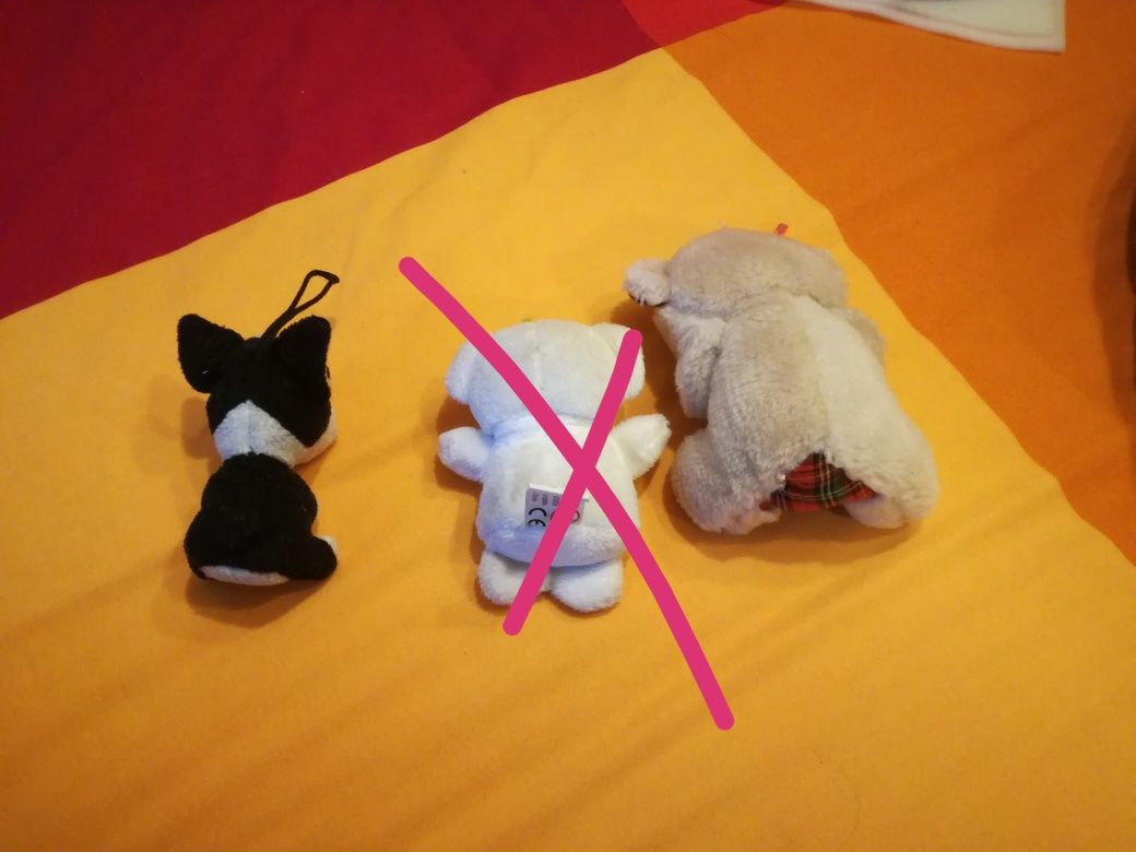 2 Peluches Pequenos