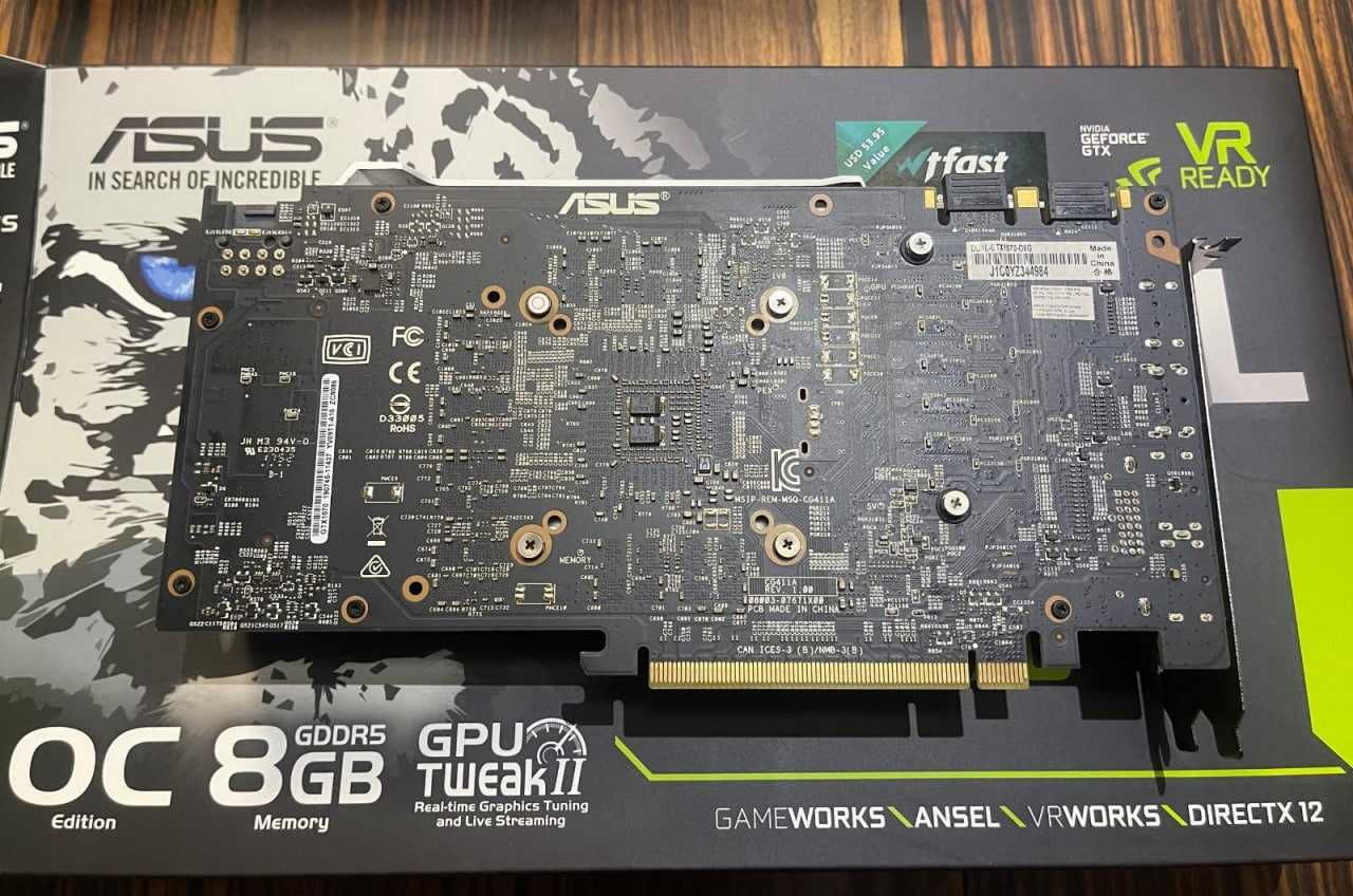 Відеокарта GeForce GTX 1070 Dual Palit