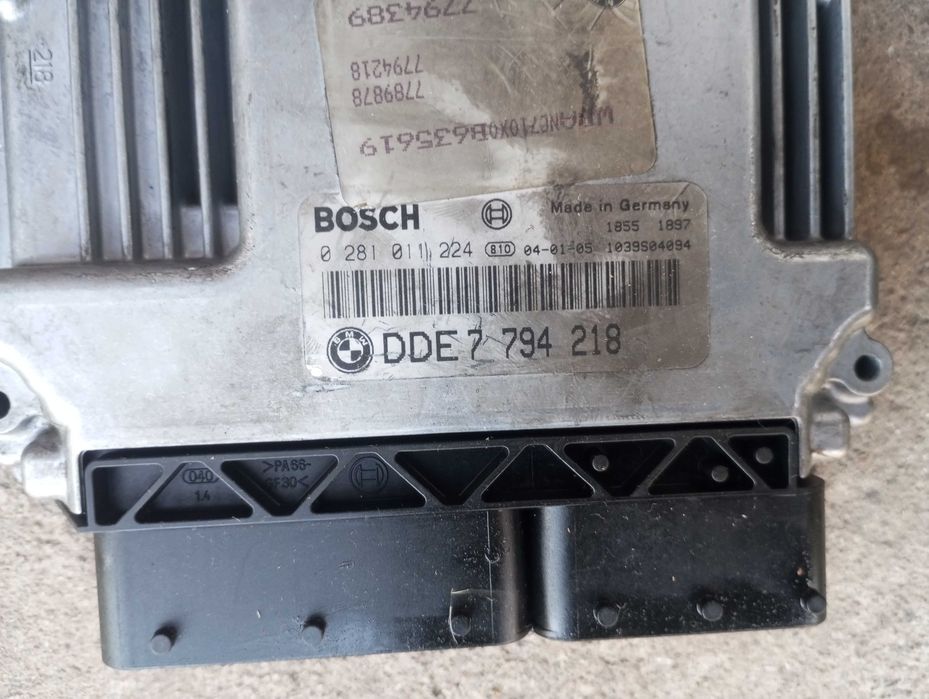 Блок управления двигателя, комплект замків BMW e60 3.0D m57n 7794218