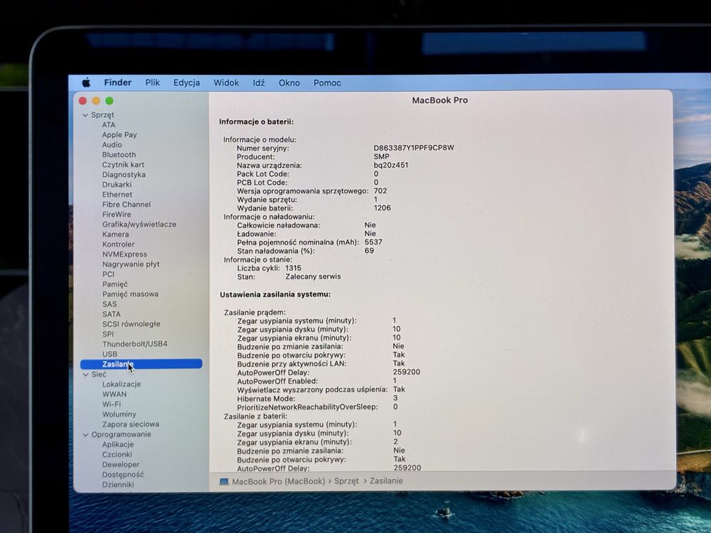 Laptop MacBook Pro 15 Retina 2015