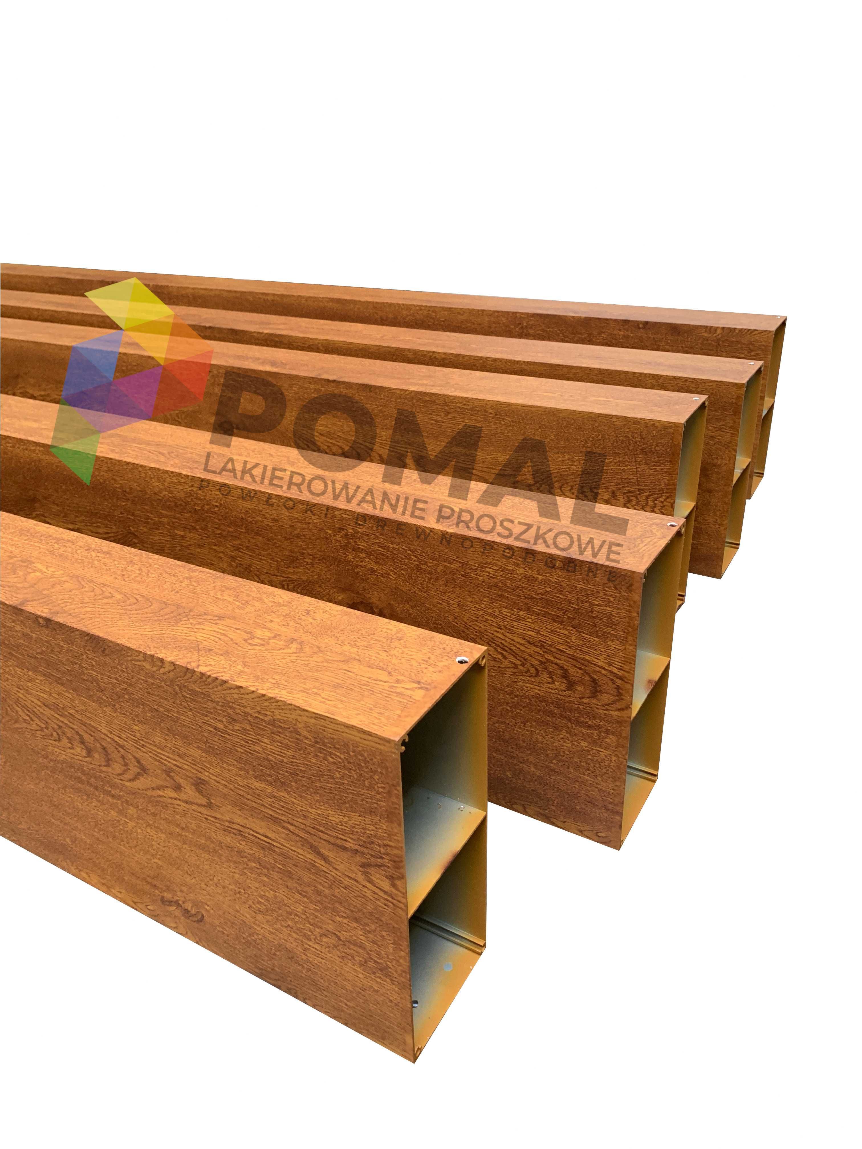 PROFIL ocynk drewnopodobny 100X20mm imitacja drewna wzór metal