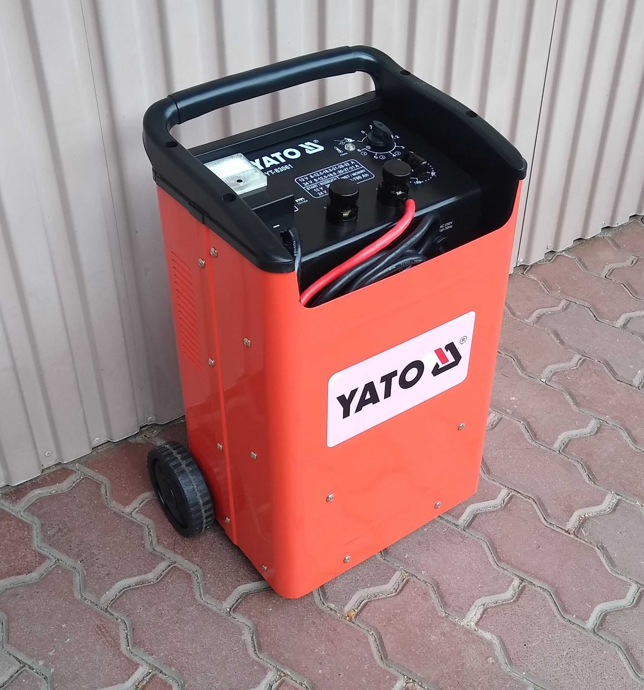 Yato YT-83061 Prostownik z Rozruchem 390A 12V 24V 20-700 Ah