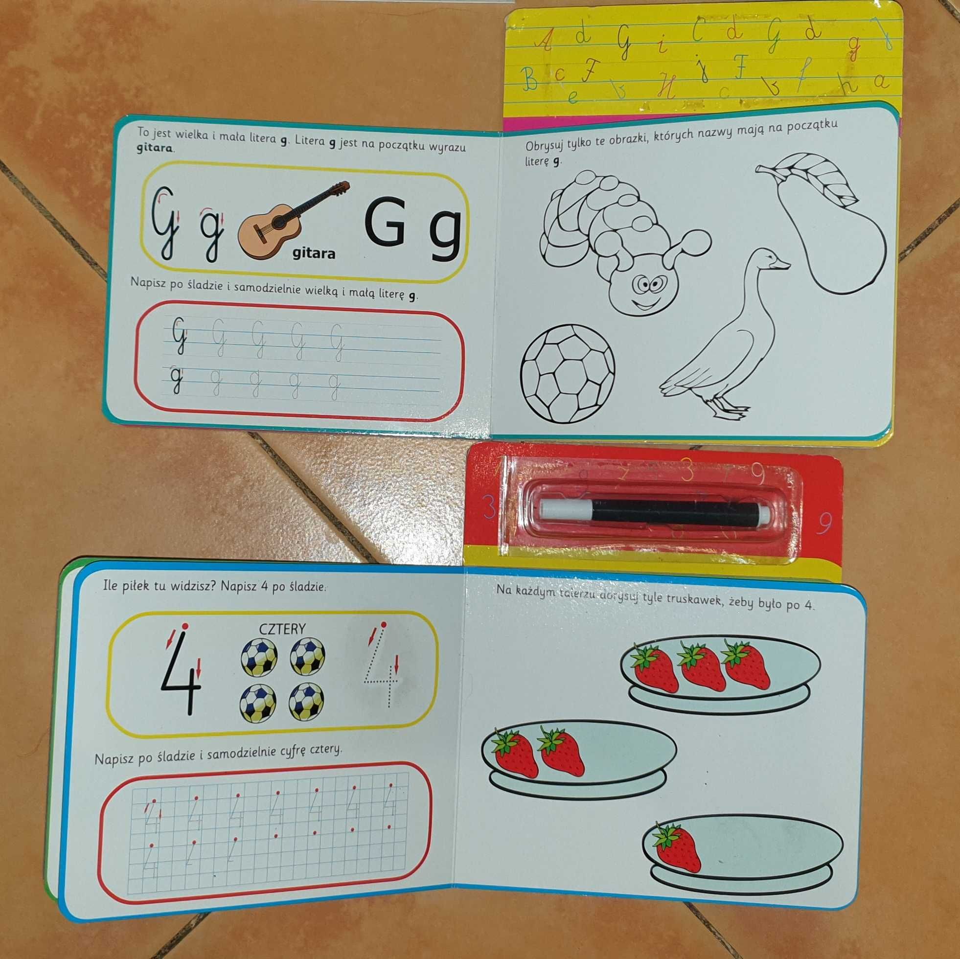 Książeczki edukacyjne do nauki pisania/liczenia