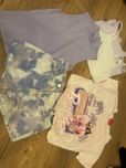 Zestaw 4 bluzki spodenki marnurek barbi  h&m gratisy zara 134