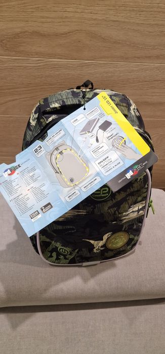 Coolpack Plecak Szkolny Jimmy Led Adventure + GRATIS