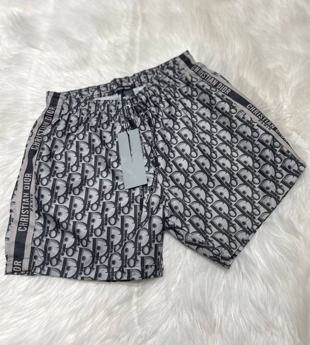 Шорты плавательные Balenciaga пляжные белые для бассейна мужские