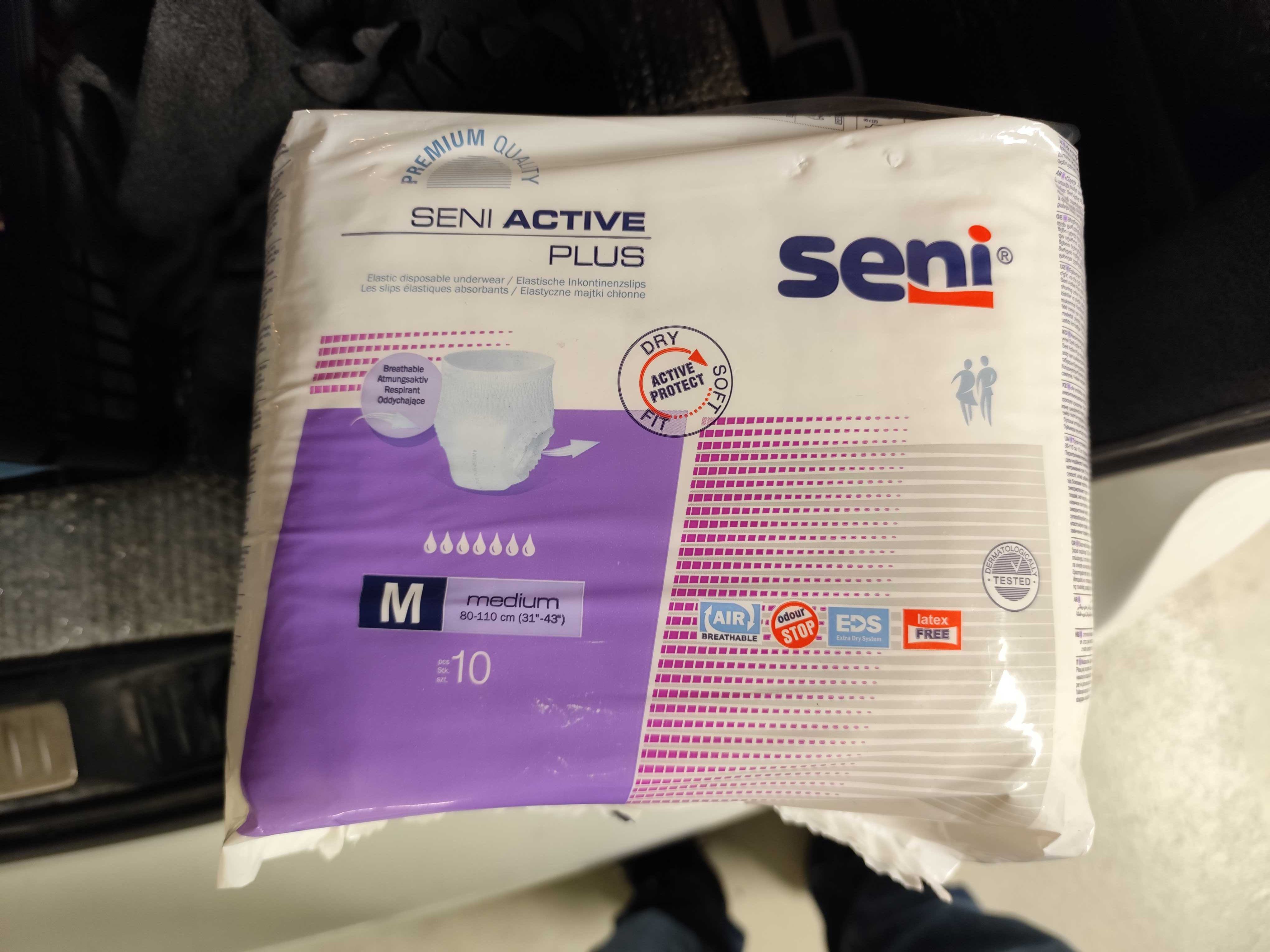 Seni Active Plus, elastyczne majtki chłonne, M