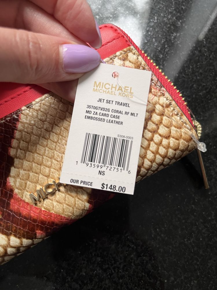 Michael Kors nowy portfel skora