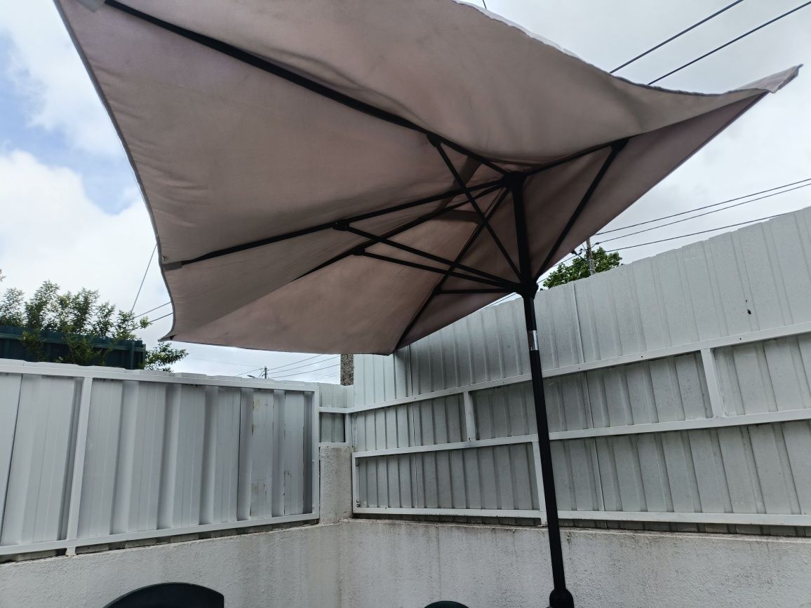 Chapéu de Sol meia lua para Jardim/varanda