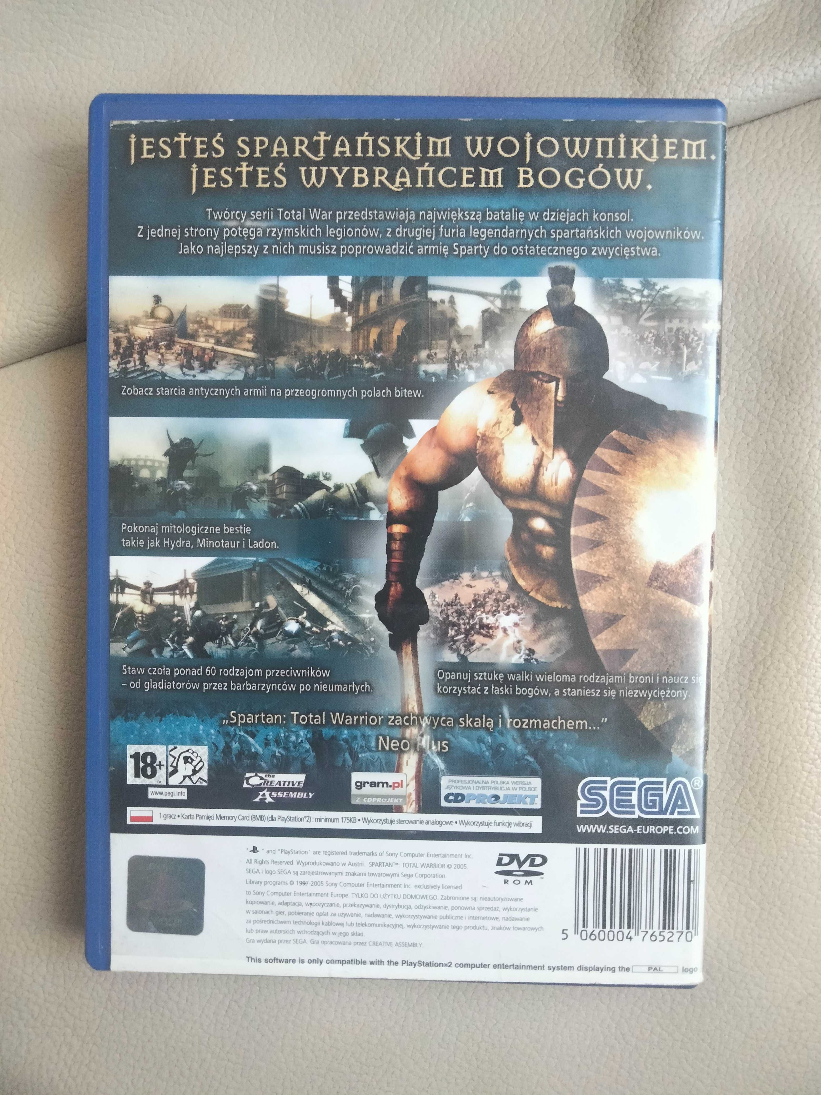 Spartan Total Warrior PS2 Polska Wersja