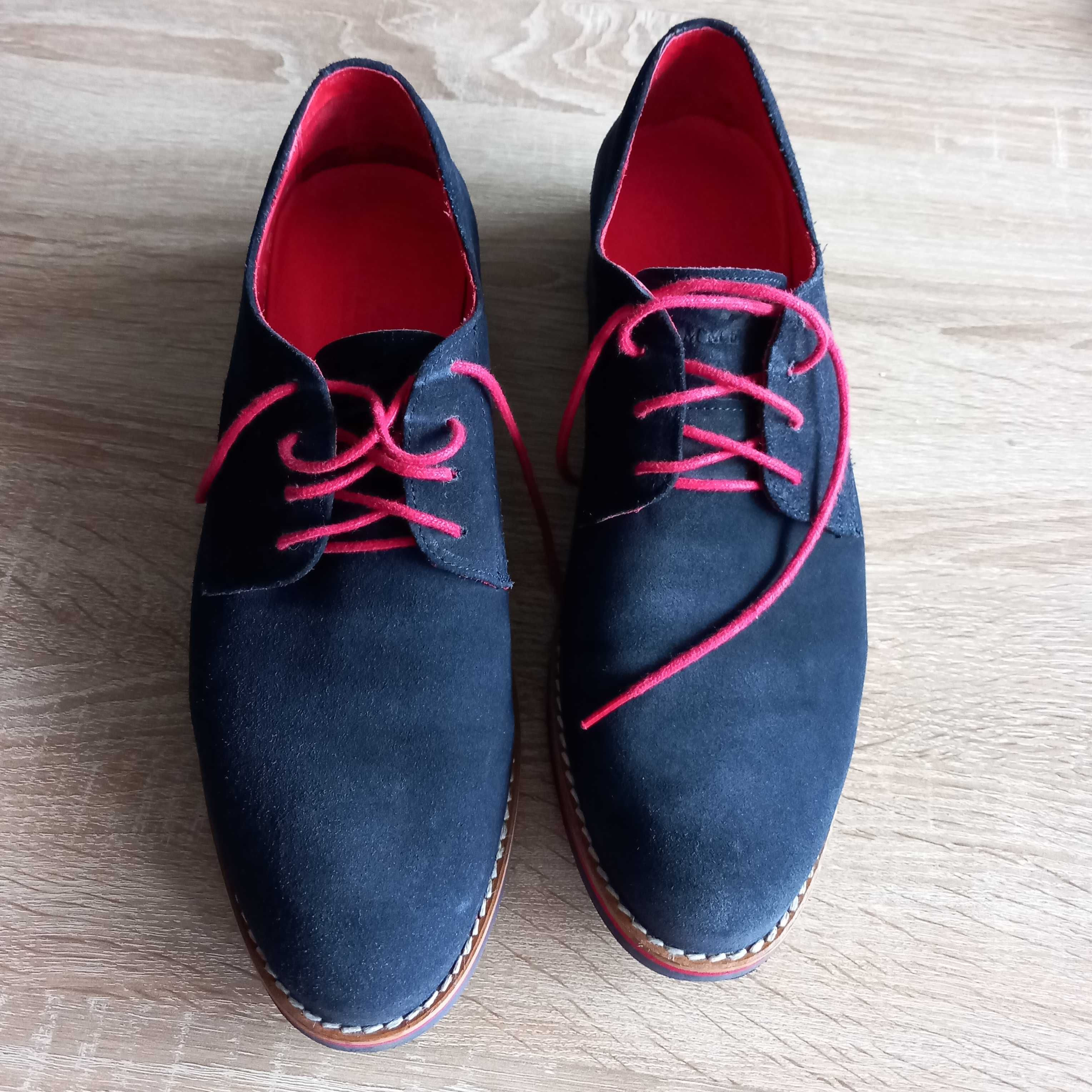 Buty męskie skórzane