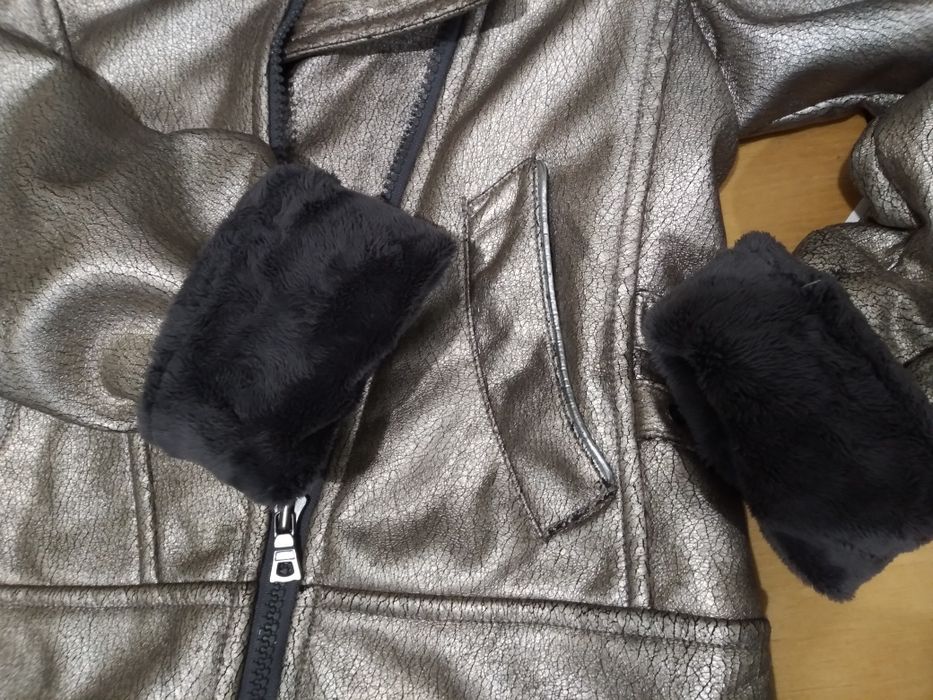 Золота жіноча тепла куртка-косуха Creenstone 38 б/у(-50%)