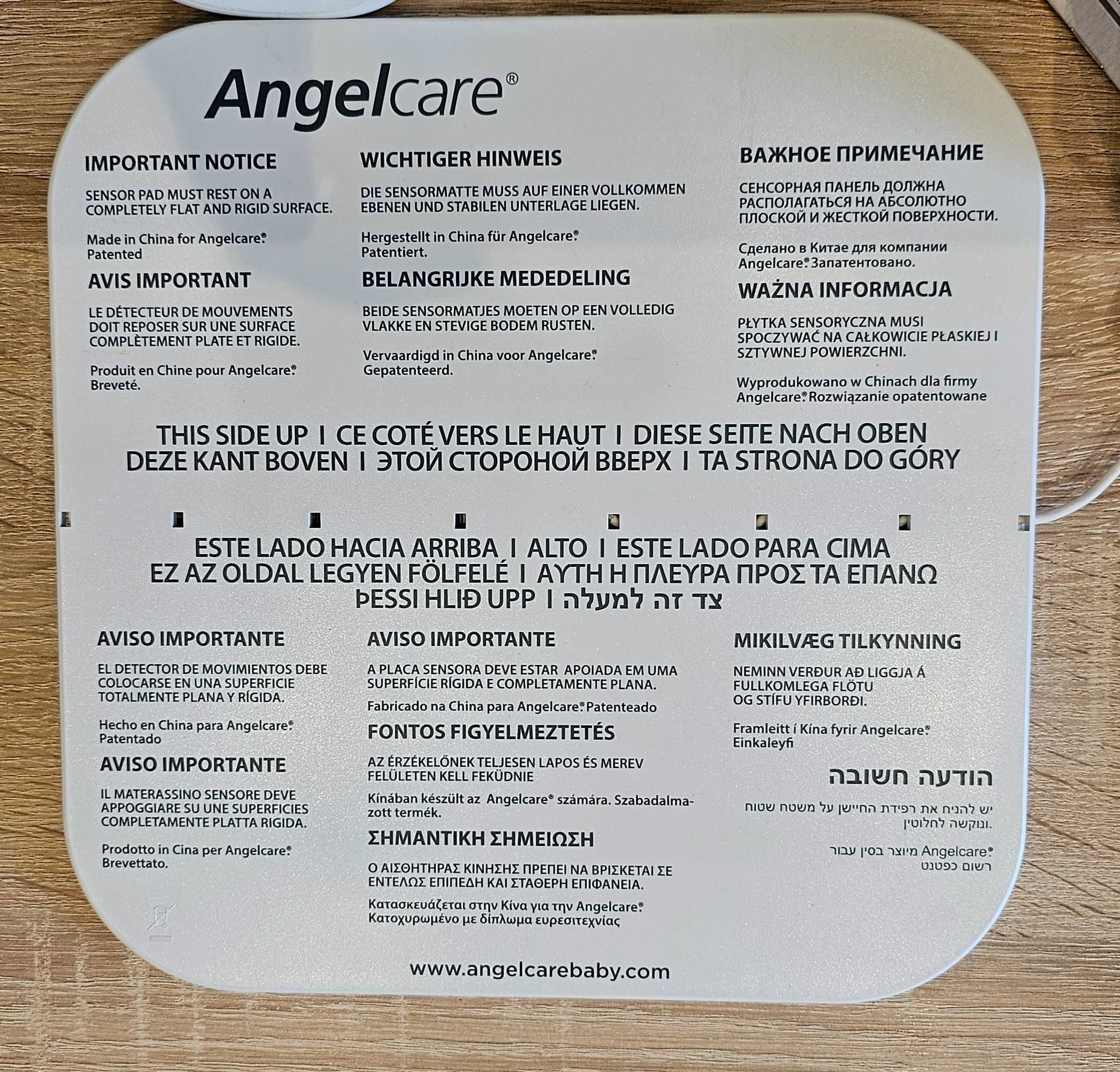 Monitor czujnik oddechu snu elektroniczna niania alarm AngelCare AC403
