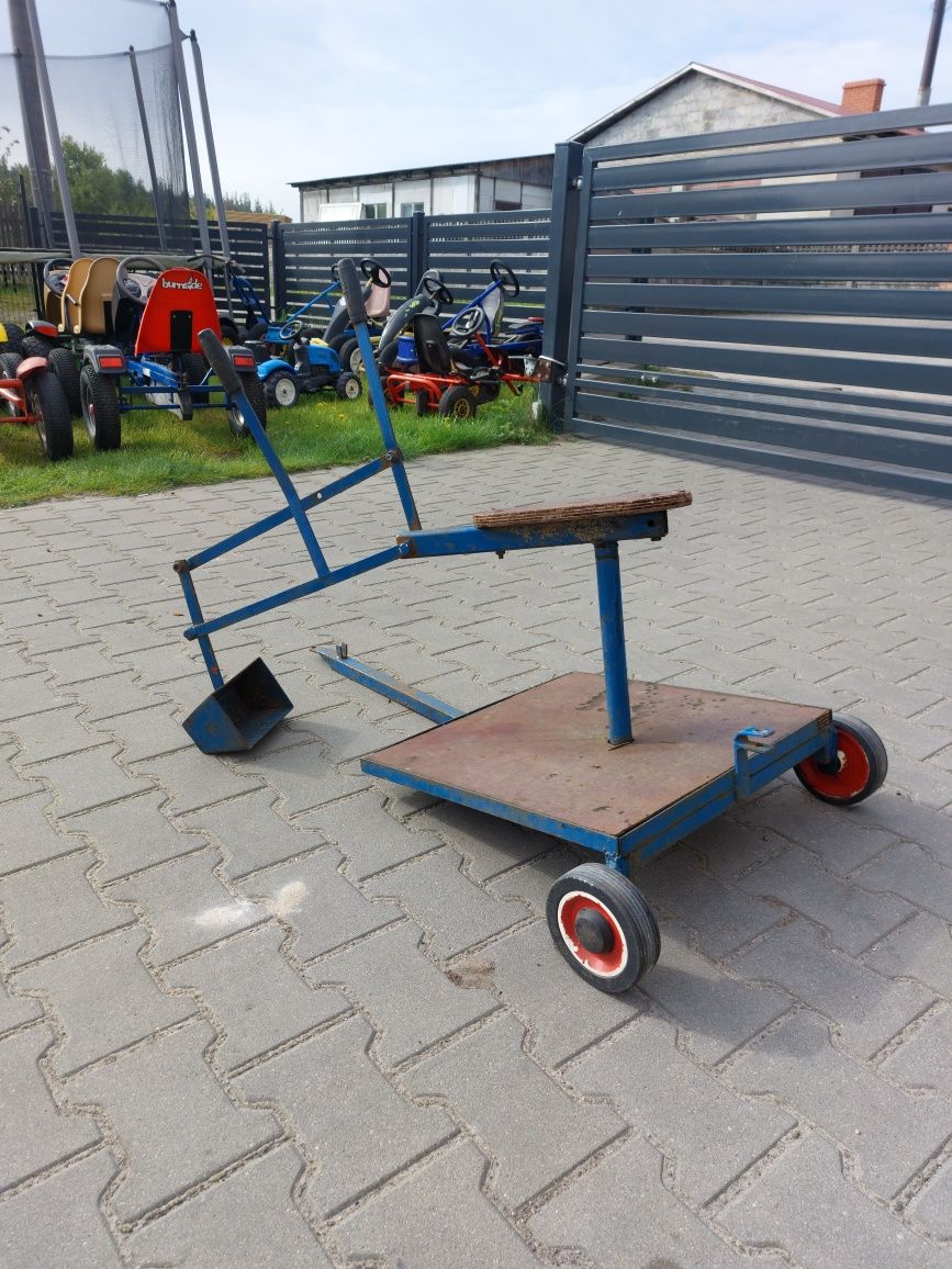 Gokart, przyczepka do gokarda, koparka ,Berg