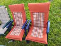 Krzesła ogrodowe Kettler Napoli regulawne składane WYSYŁKA