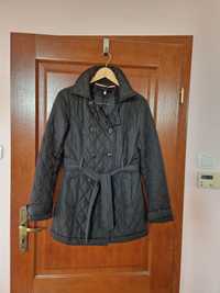 Płaszcz damski czarny pikowany rozmiar S 36