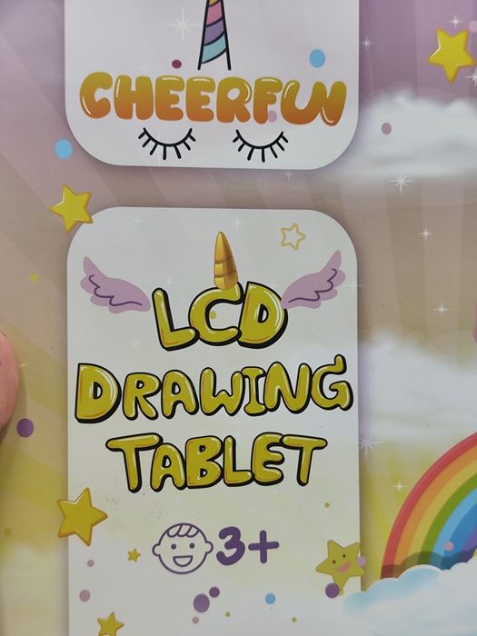 Nowy różowy tablet do rysowania LCD jednorożec Cheerfun  idealny na
