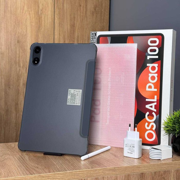 Планшет Oscal Pad 100 12/256GB LTE Gray + чохол, стилус і скло Купити