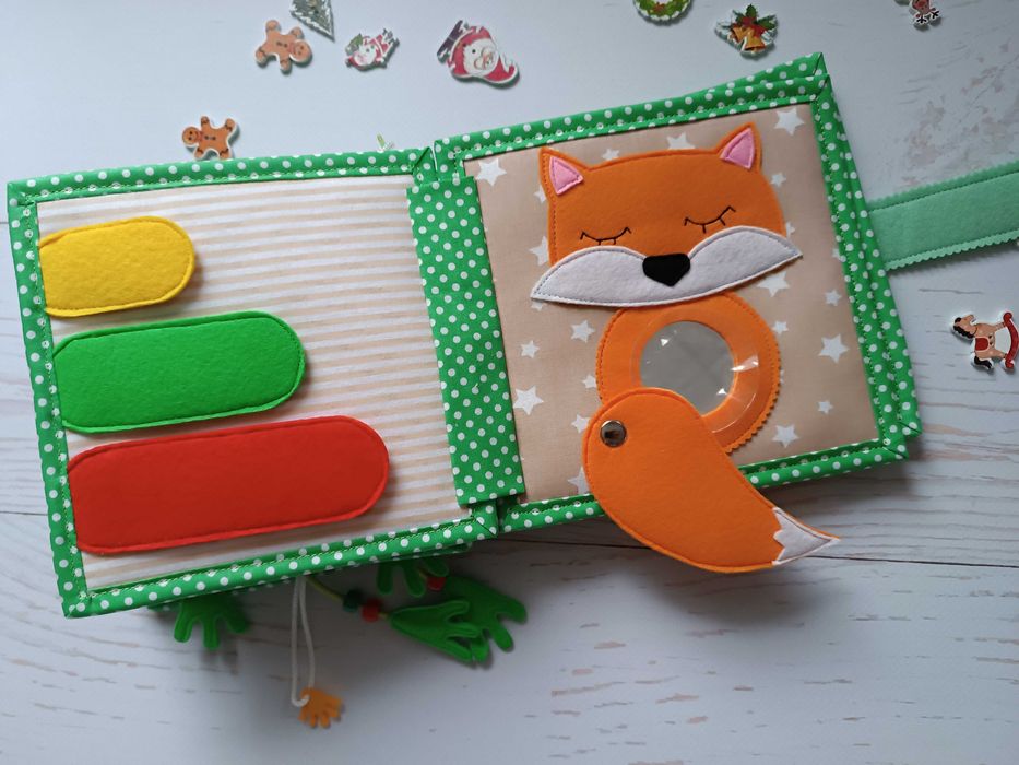 Розвиваюча книга з фетру