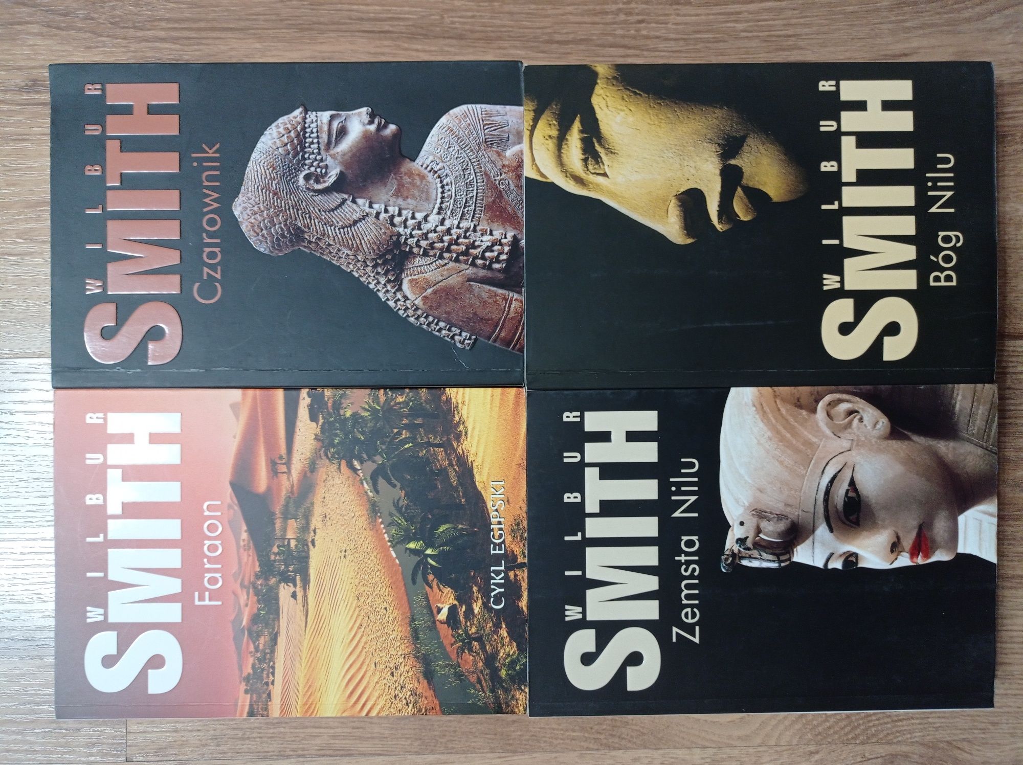 Wilbur Smith - cykl egipski, Faraon, Bóg Nilu, Zemsta Nilu, Czarownik