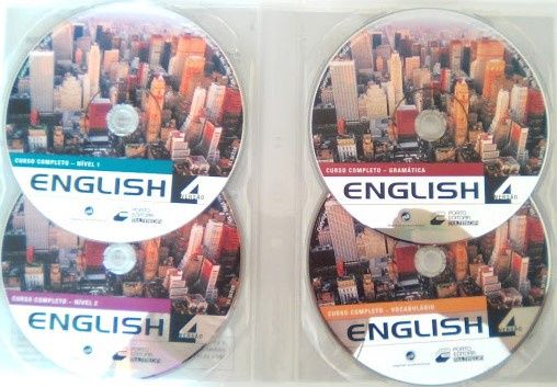 Curso Intensivo de Inglês em 4 CDs e Dicionário da verbo Oxford