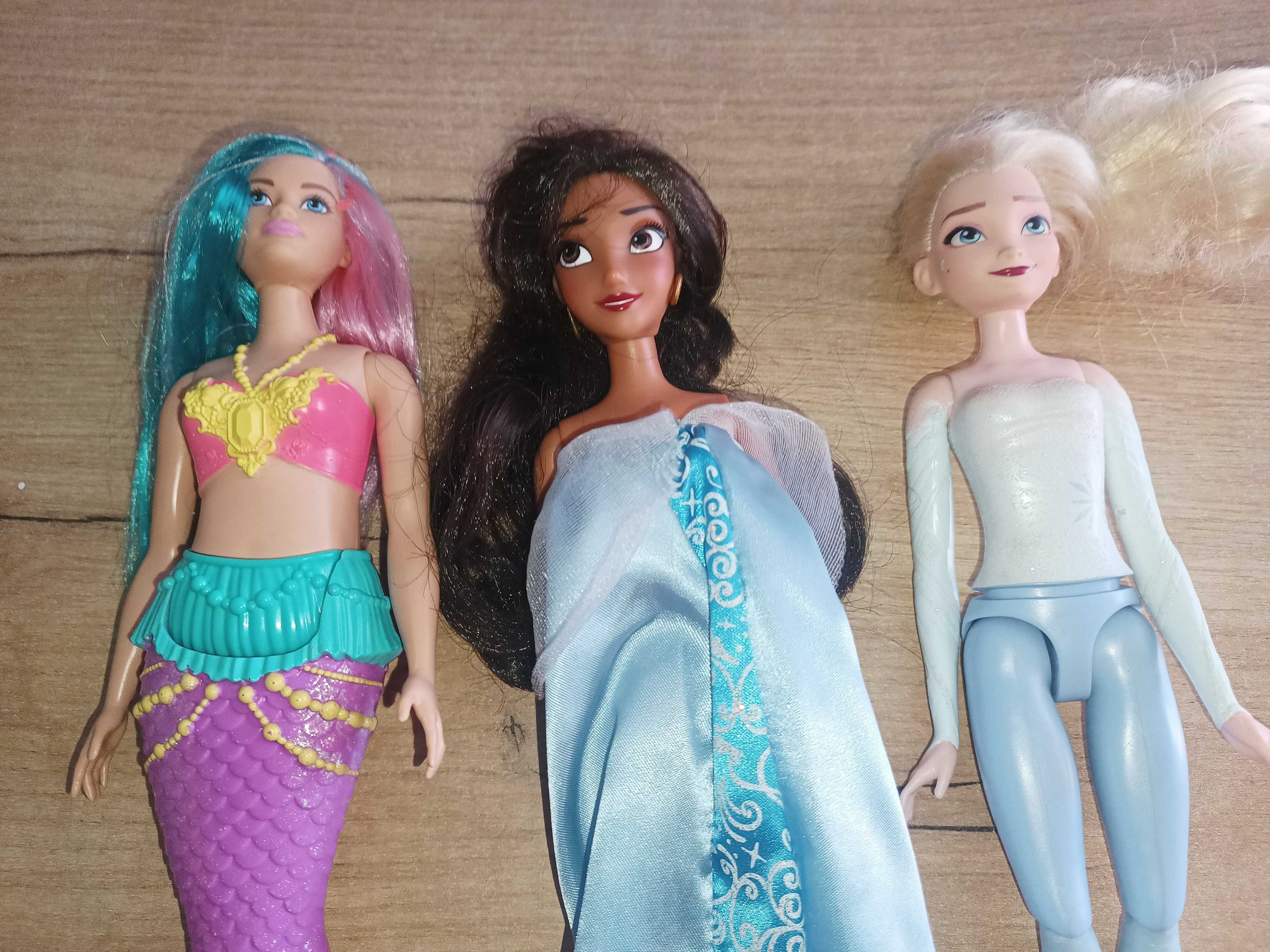 3 lalki barbie Mattel Disney