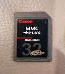 Canon MultiMedia Card Plus 32MB MMC+ Typ Karta pamięci Aparat
