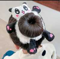 Fantazyjna gumka do włosów Panda