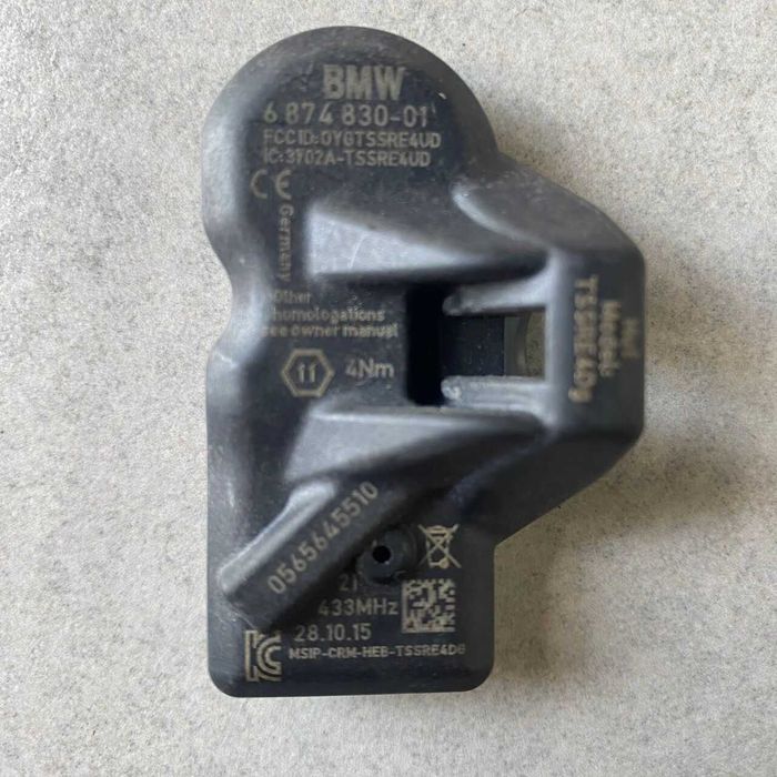TPMS датчик тиску в шинах BMW 6874830-01 433 MHz OYGTSSRE4UD TSSRE4UD