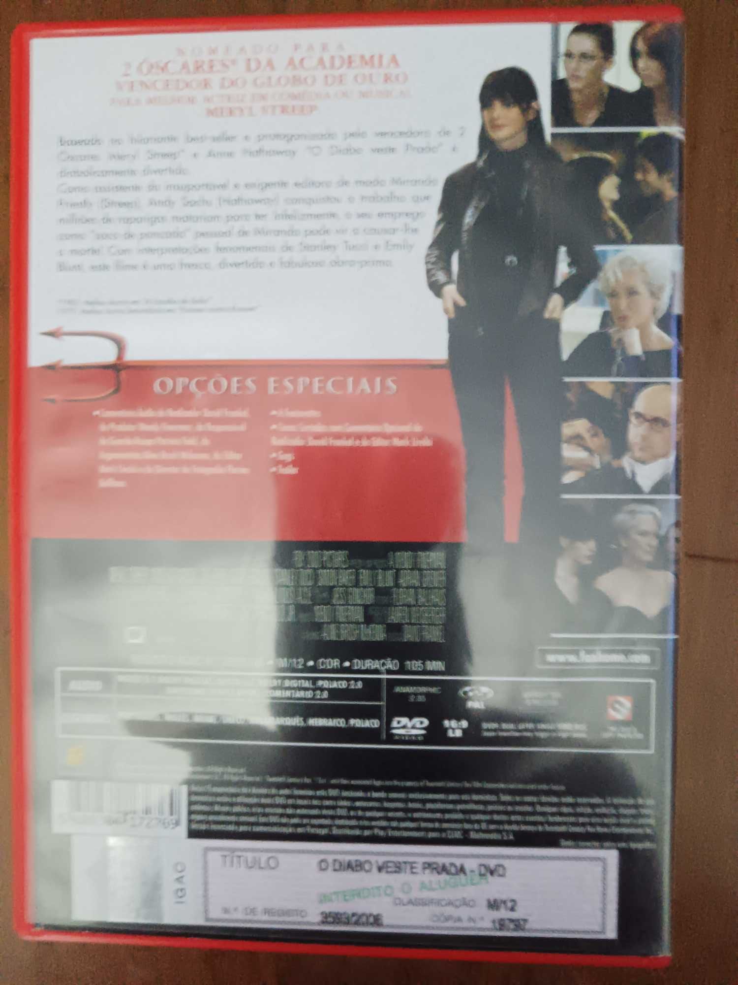 filme dvd original - o diabo veste de Prada