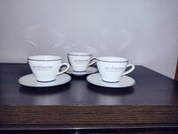 Filiżanki biała porcelana nowe cena za 1 szt.